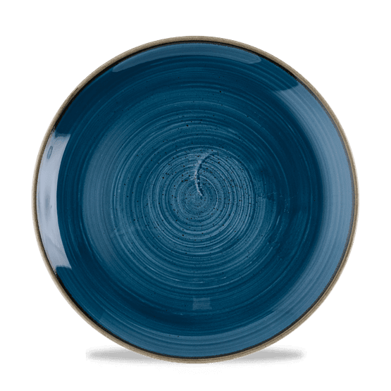 Churchill Stonecast Java Blue Evolve Coupe Plates 260mm