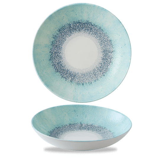 Churchill Studio Prints Fusion Blue Coupe Plate 248mm