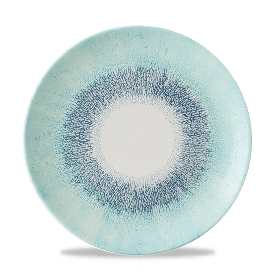 Churchill Studio Prints Fusion Blue Coupe Plate 260mm