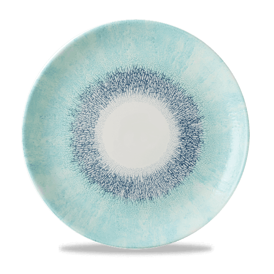 Churchill Studio Prints Fusion Blue Coupe Plate 288mm