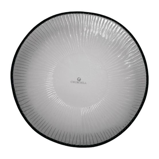 Churchill Bamboo Organic Glass Bowls Dusk 215mm