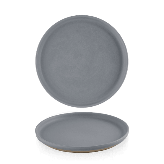 Churchill Emerge Seattle Grey Walled Plates 206mm