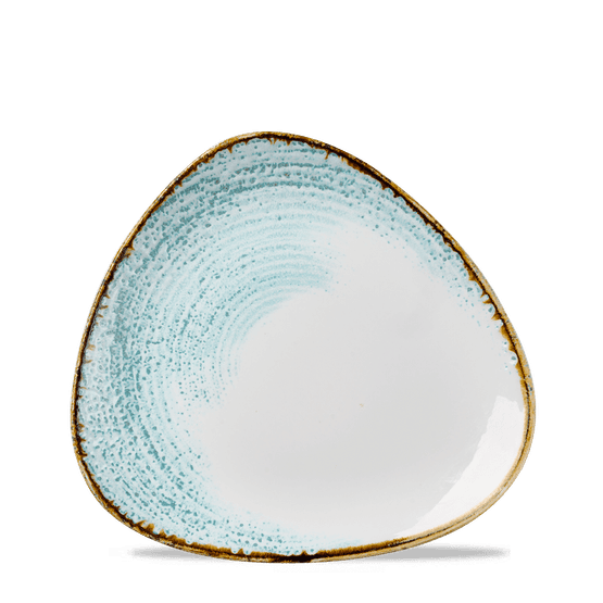 Churchill Homespun Accents Aquamarine Triangle Plate 192mm