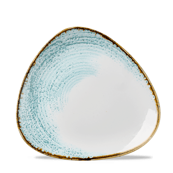 Churchill Homespun Accents Aquamarine Triangle Plate 229mm