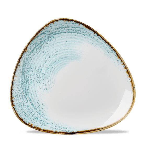Churchill Homespun Accents Aquamarine Triangle Plate 265mm