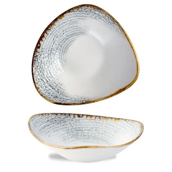 Churchill Homespun Accents Grey Triangle Bowl 185mm
