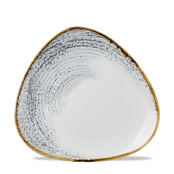 Churchill Homespun Accents Grey Triangle Plate 229mm