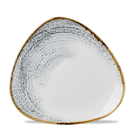 Churchill Homespun Accents Grey Triangle Plate 265mm