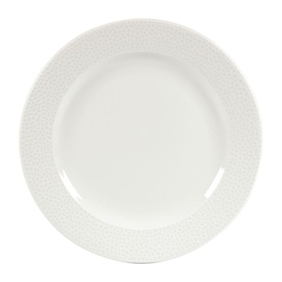 Churchill Isla Footed Plate White 234mm