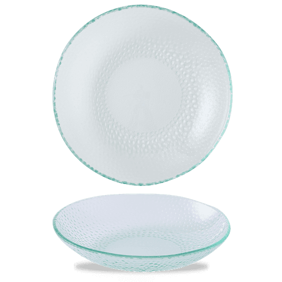 Churchill Isla Glass Clear Organic Glass Bowl 210mm