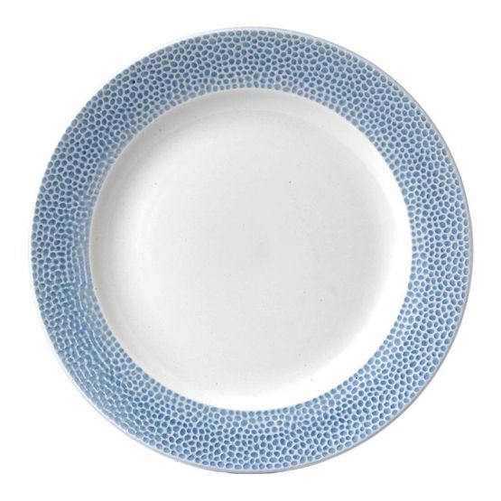 Churchill Isla Spinwash Ocean Blue Profile Footed Plates 260mm