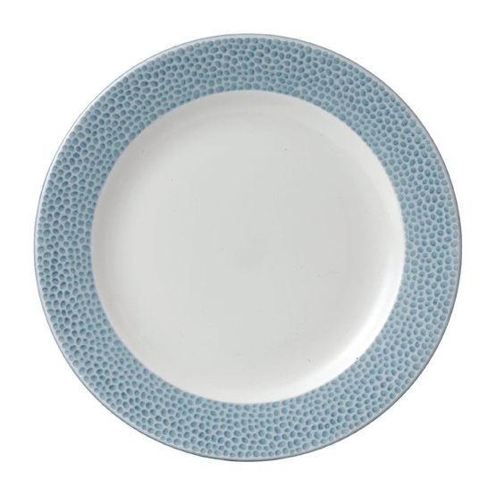 Churchill Isla Spinwash Profile Footed Plates Ocean Blue 232mm