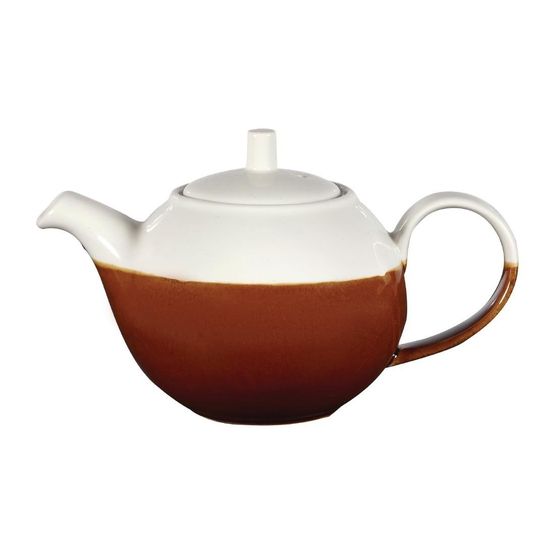 Churchill Monochrome Profile Teapots Cinnamon Brown 430ml