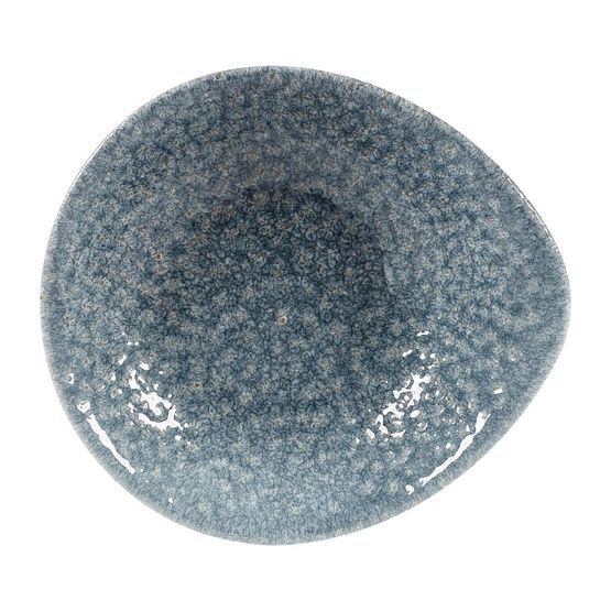 Churchill Raku Round Dish Topaz Blue 160mm