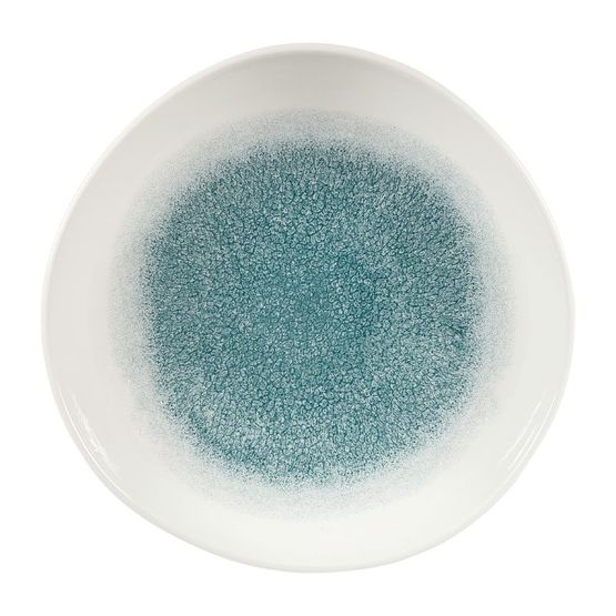 Churchill Raku Round Trace Plate Jade Green 286mm