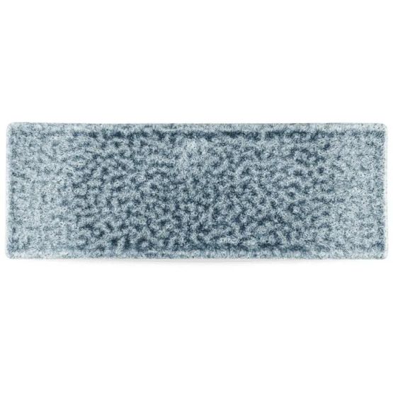 Churchill Raku Topaz Blue Oblong Plates 250 x 90mm