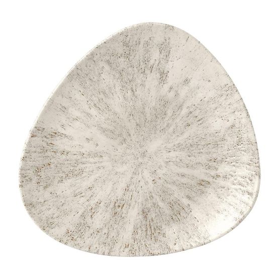 Churchill Stone Agate Grey Lotus Plates 254mm