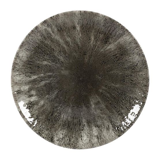 Churchill Stone Quartz Black Evolve Coupe Plates 217mm