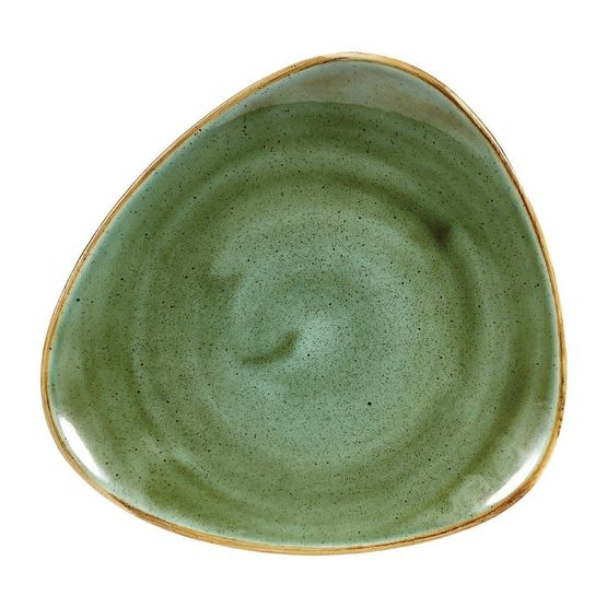 Churchill Stonecast Triangular Plates Samphire Green 192mm