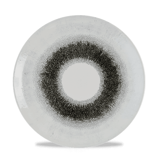 Churchill Studio Prints Fusion Black Evolve Coupe Plates 260mm