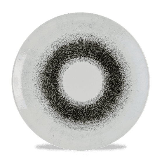Churchill Studio Prints Fusion Black Evolve Coupe Plates 285mm
