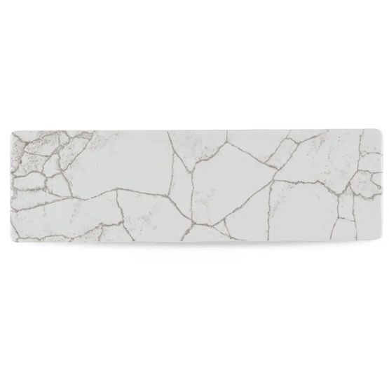 Churchill Studio Prints Kintsugi Agate Grey Oblong Plates 300x90mm