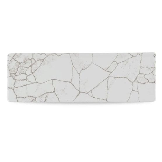 Churchill Studio Prints Kintsugi Agate Grey Oblong Plates 330x110mm