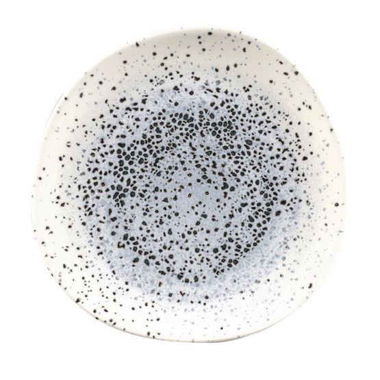 Churchill Studio Prints Mineral Blue Centre Organic Round Plates 210mm