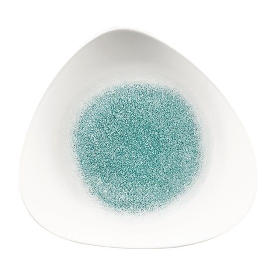 Churchill Studio Prints Raku Triangle Plates Jade Green 311mm