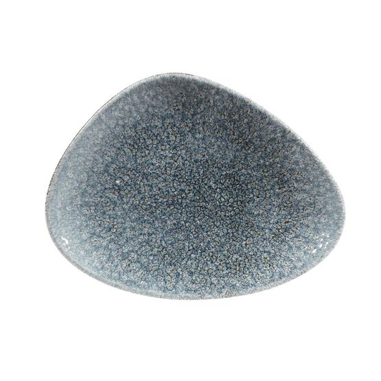 Churchill Studio Prints Raku Triangular Plates Topaz Blue 200mm
