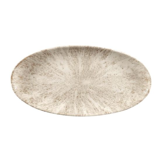 Churchill Studio Prints Stone Chefs Plates Agate Grey 347 x 173mm