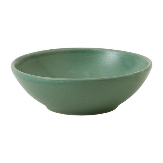 Churchill Super Vitrified Nourish Andorra Green Shallow Bowl 9oz