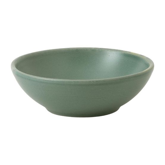 Churchill Super Vitrified Nourish Andorra Green Shallow Bowls 7oz