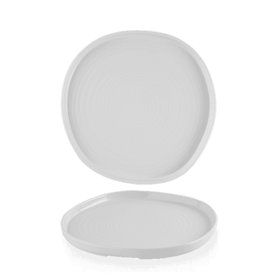 Churchill White Organic Walled Plates 206mm