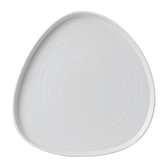 Churchill White Triangle Walled Chef Plates 260mm