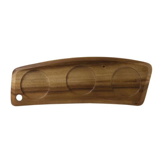 Churchill Alchemy Wood Large Geo Deli Board 457x152mm