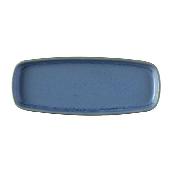 Churchill Emerge Oslo Blue Oblong Plates 254x77mm