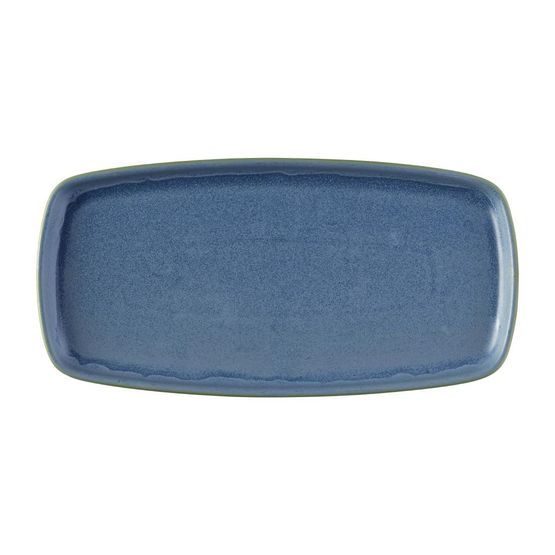 Churchill Emerge Oslo Blue Oblong Plates 287x146mm