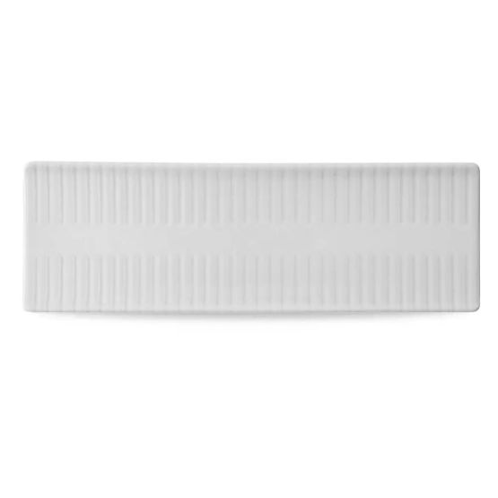 Churchill Era Grey Oblong Plates 330x110mm