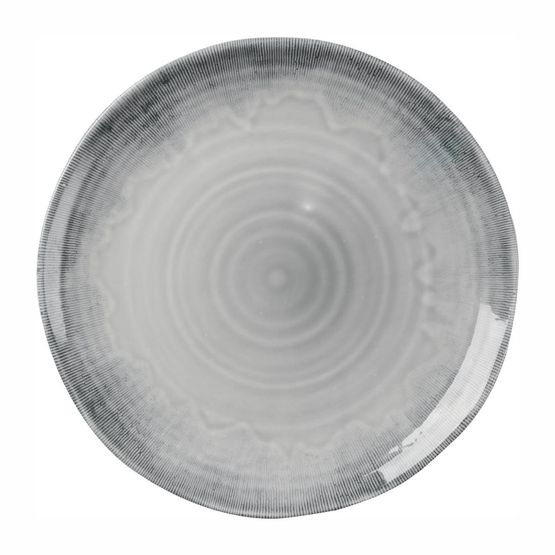 Dudson Harvest Flux Grey Organic Coupe Plate 275mm