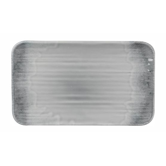 Dudson Harvest Flux Grey Organic Rectangular Platter 179mm