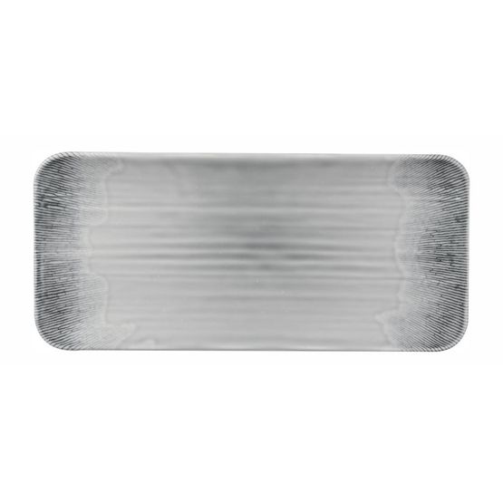 Dudson Harvest Flux Grey Organic Rectangular Platter 215mm