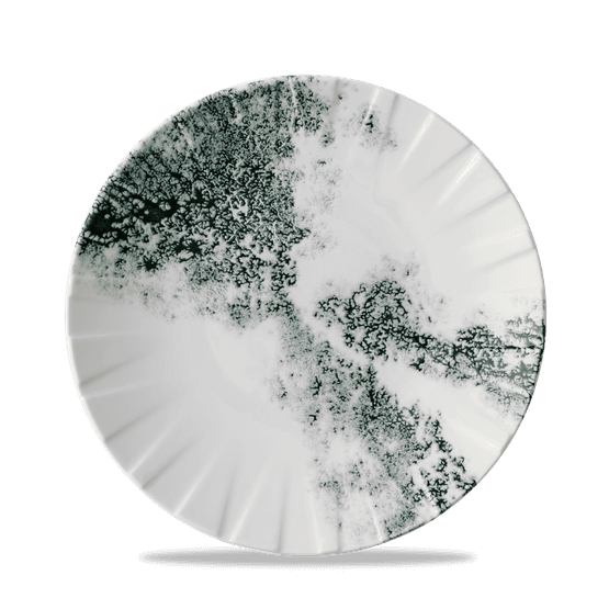 Churchill Smoke Black Coupe Plates 237mm