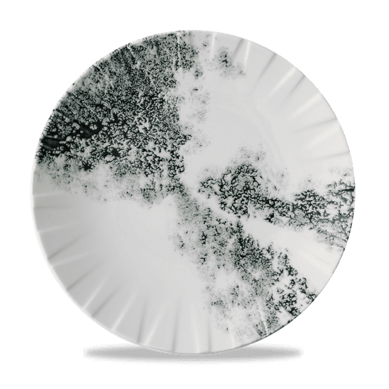 Churchill Smoke Black Coupe Plates 273mm