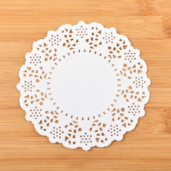 Swantex Round White Paper Doyleys 6.5" / 16.1cm