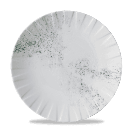 Churchill Smoke Grey Coupe Plates 273mm