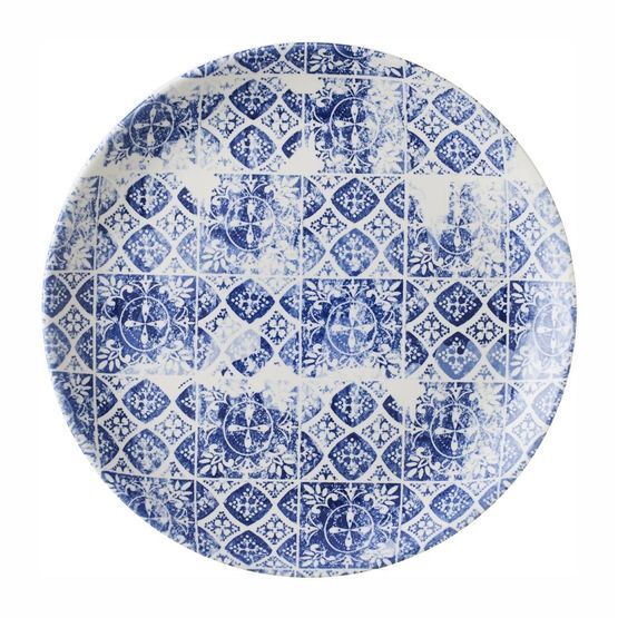 Dudson Makers Collection Porto Blue Coupe Plate 295mm
