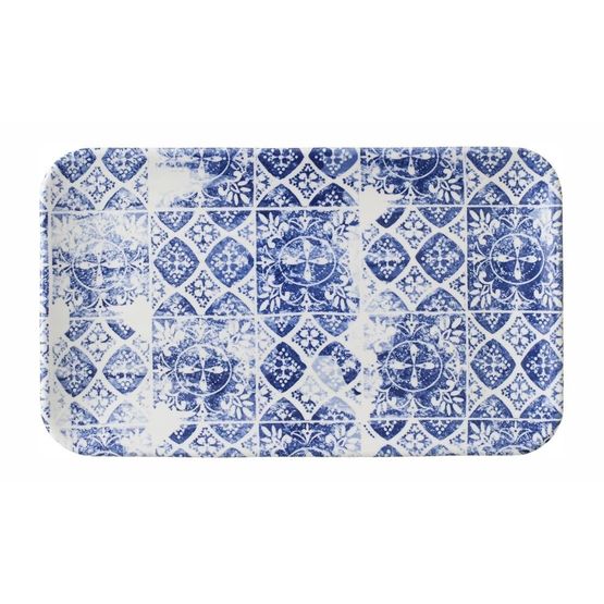 Dudson The Makers Collection Organic Rectangular Platters Porto Blue 179mm