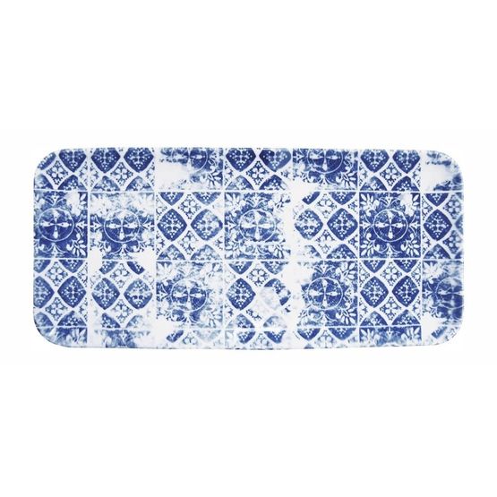 Dudson The Makers Collection Organic Rectangular Platters Porto Blue 215mm