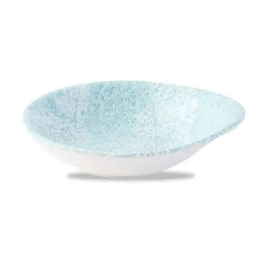 Churchill Vintage Prints Med Tiles Aquamarine Round Dish 168mm